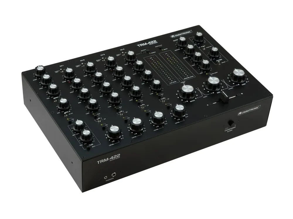 Kostenloser Versand OMNITRONIC TRM-422 4-Kanal Rotary-Mixer
