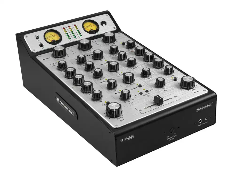 OMNITRONIC TRM-222 2-Kanal Rotary-Mixer Begrenztes Angebot
