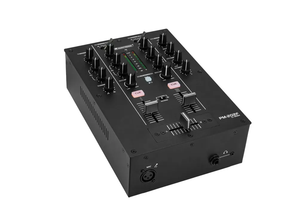 OMNITRONIC PM-202F 2-Kanal-DJ-Mixer mit Filter und Bluetooth Günstig