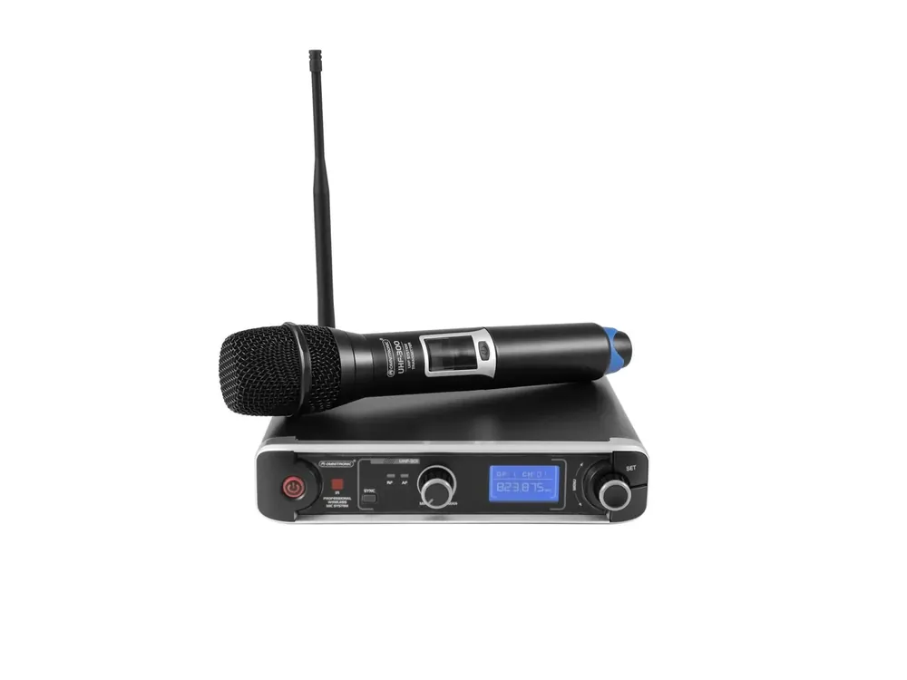 OMNITRONIC UHF-301 1-Kanal-Funkmikrofonsystem 823-832/863-865MHz Nur Für Kurze Zeit