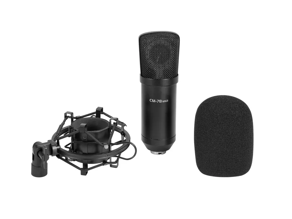 Nur Heute OMNITRONIC MIC CM-78MK2 Großmembran-Kondensatormikrofon