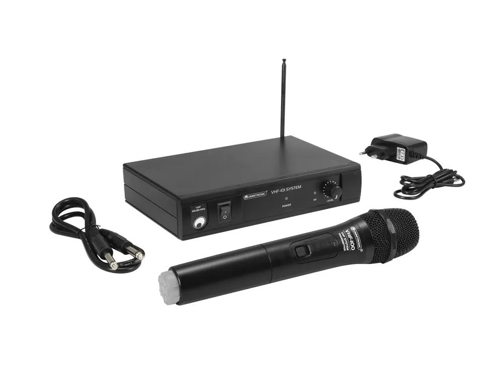 Preis Gesenkt OMNITRONIC VHF-101 Funkmikrofon-System 205.75MHz