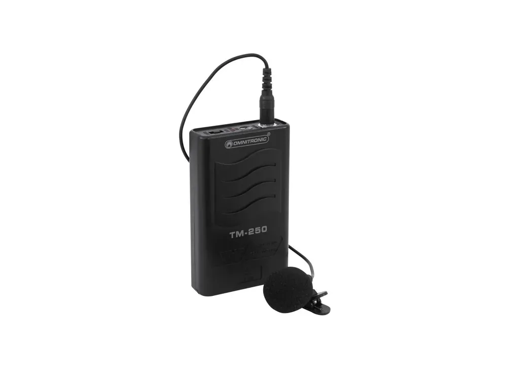 OMNITRONIC TM-250 Gürtelsender VHF179.000 Preisreduziert