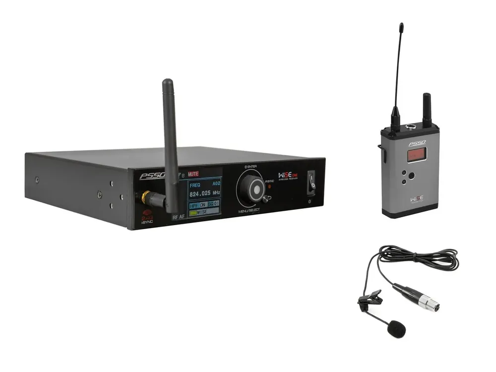 PSSO Set WISE ONE + BP + Lavalier 823-832/863-865MHz Aktuell