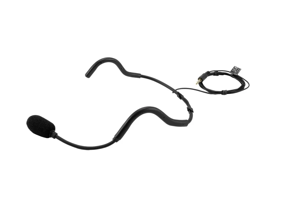 OMNITRONIC FAS Sport-Kopfbügelmikrofon für Taschensender Echt