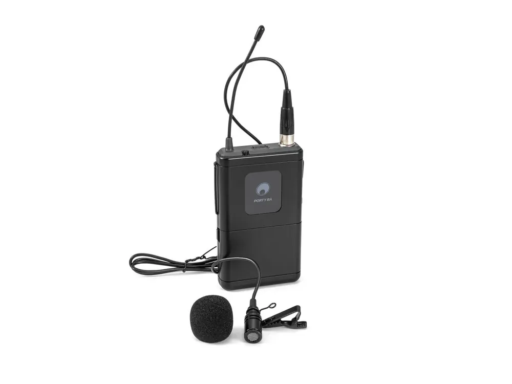 OMNITRONIC PORTY-8A Taschensender + Lavaliermikrofon 863,1 MHz Bestpreis