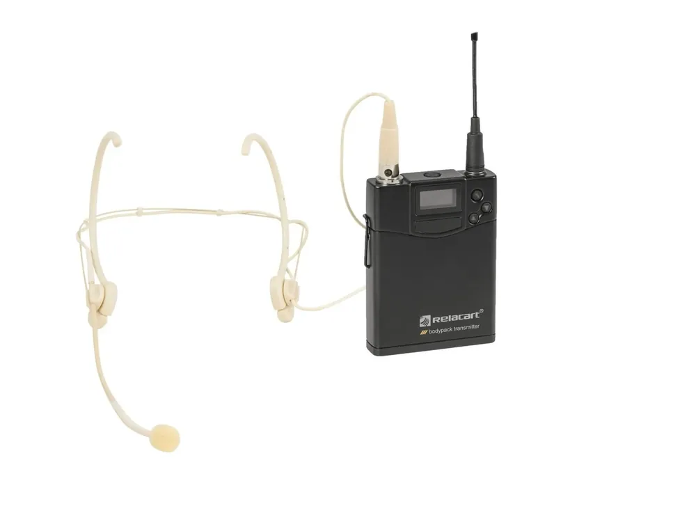 RELACART UT-222 Bodypack 522-554 MHz mit HM-600S Headset Sichere Zahlung
