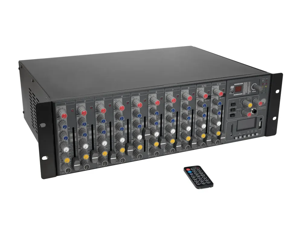 Bestseller OMNITRONIC RM-1422FXA USB Rack-Power-Mixer