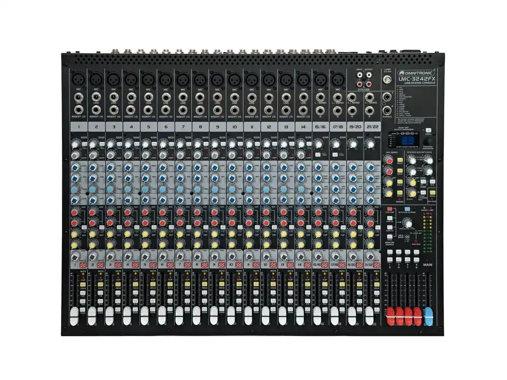 OMNITRONIC LMC-3242FX USB Mischpult Kracherpreis
