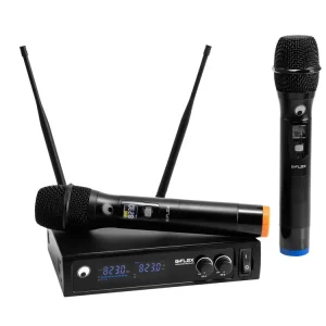 Zertifiziert OMNITRONIC UHF E-FLEX 2, Funkmikrofon-System 823-832/863-865 MHz