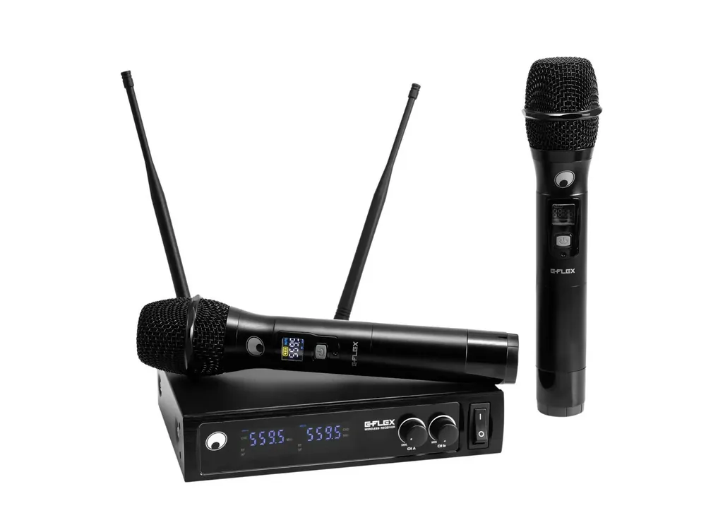 Angebot OMNITRONIC UHF E-FLEX 2, Funkmikrofon-System 559-575 MHz