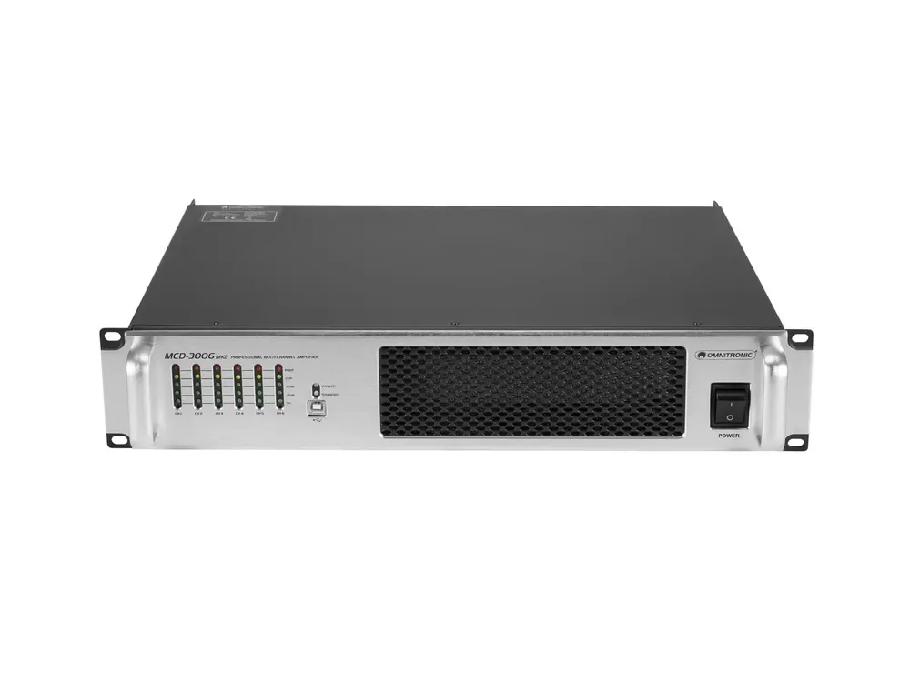 OMNITRONIC MCD-3006 MK2 6-Kanal-Installationsendstufe Sonderangebot