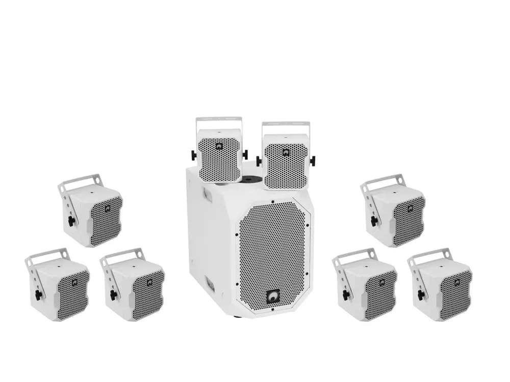 Must-Have OMNITRONIC Set BOB-10A ws + 8x BOB-4 ws