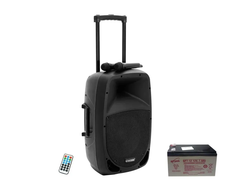 Beliebt OMNITRONIC Set MES-15BT2 + Akku