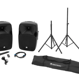 Super-Preis OMNITRONIC Set XFM-212AP + Boxenhochständer MOVE MK2