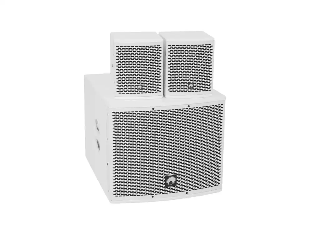 OMNITRONIC Set MOLLY-12A Subwoofer aktiv + 2x MOLLY-6 Top 8 Ohm, weiß Online Kaufen
