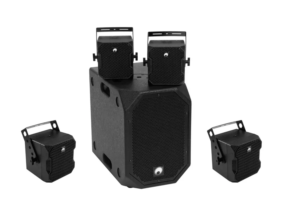 OMNITRONIC Set BOB-10A sw + 4x BOB-4 sw Meistverkauft