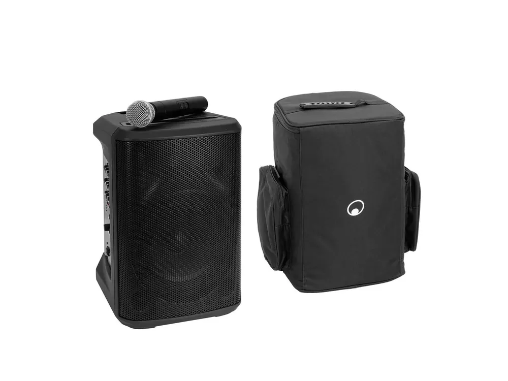 Neue Kollektion OMNITRONIC Set PORTY-8A Drahtlos-PA-System + Soft-bag