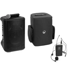 Sonderangebot OMNITRONIC Set PORTY-8A Drahtlos-PA-System + Taschensender inkl. Headset + Soft-bag