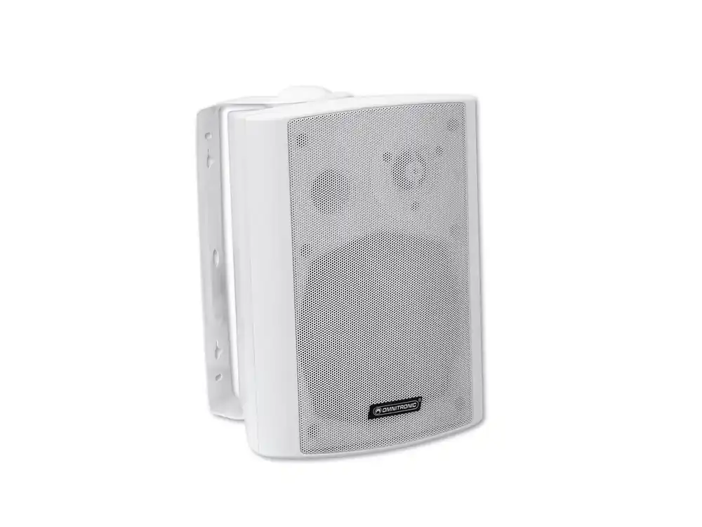 OMNITRONIC WP-5W ELA-Wandlautsprecher | 2-Wege-Lautsprecher mit Halterung, 100 V, 30 W RMS Preisreduziert
