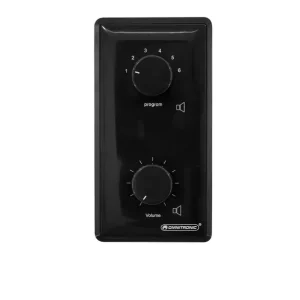 Solange Der Vorrat Reicht OMNITRONIC ELA-LS-Regler/Prog-Wähler5W mono sw