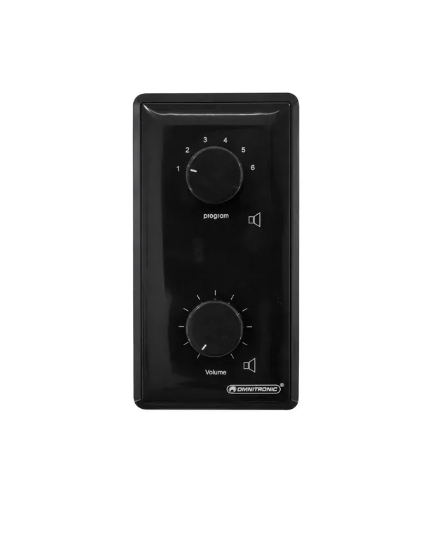OMNITRONIC ELA-LS-Regler/Prog-Wähler20W mono sw Markenprodukt