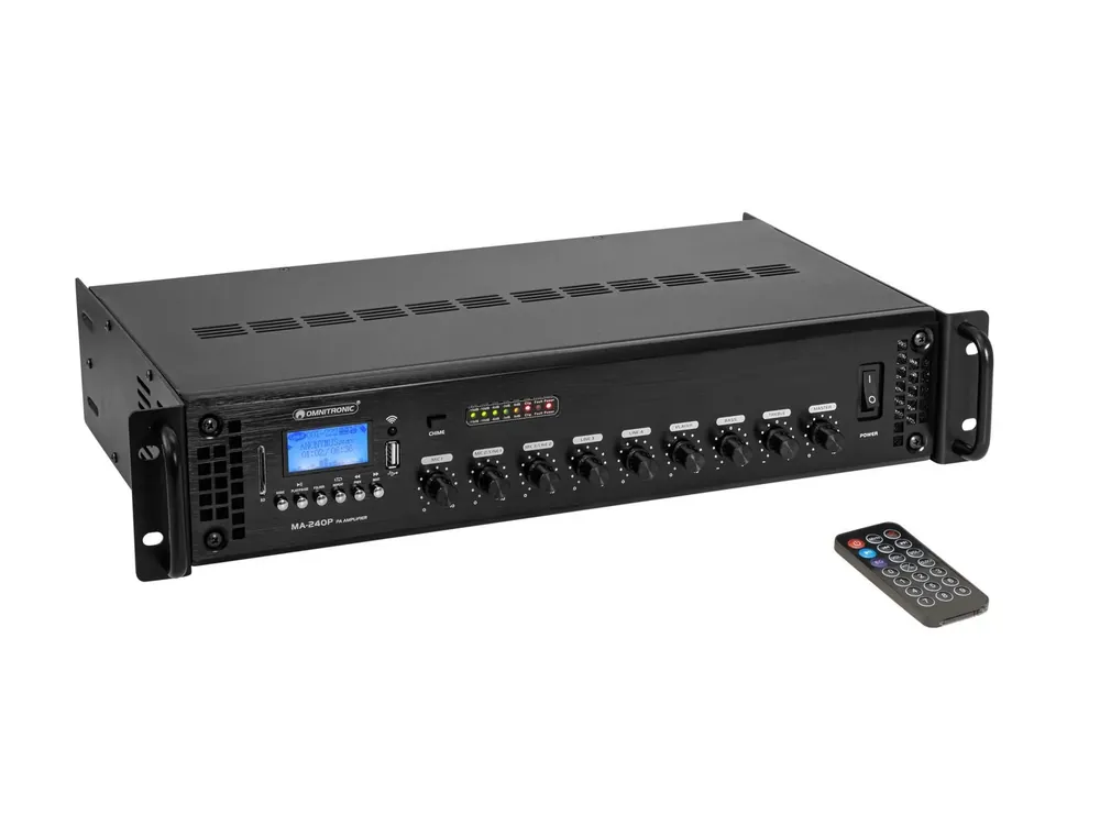 Neu Im Sortiment OMNITRONIC MA-240P ELA-Mischverstärker