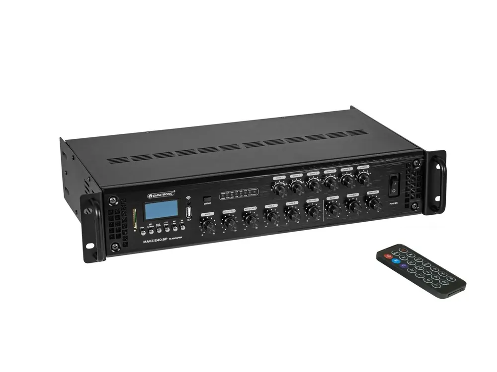 Geprüft OMNITRONIC MAVZ-240.6P ELA-Mischverstärker