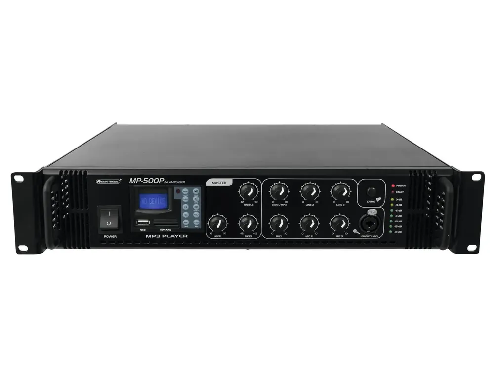 OMNITRONIC MP-500P ELA-Mischverstärker Neuheit