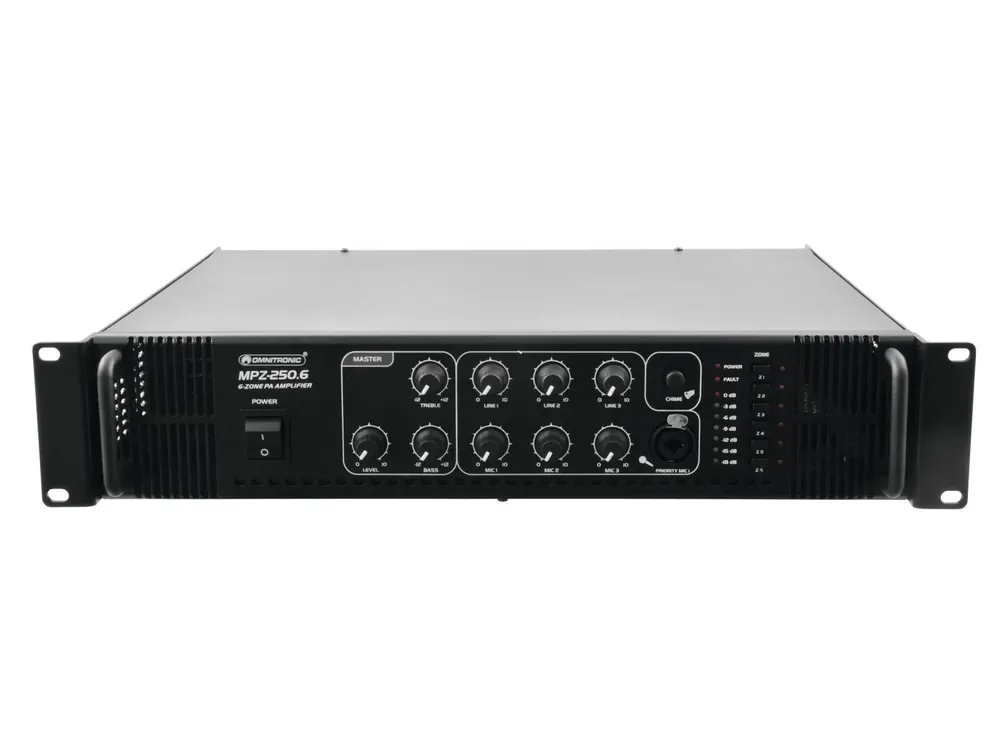 OMNITRONIC MPZ-250.6 Mischverstärker Sichere Zahlung