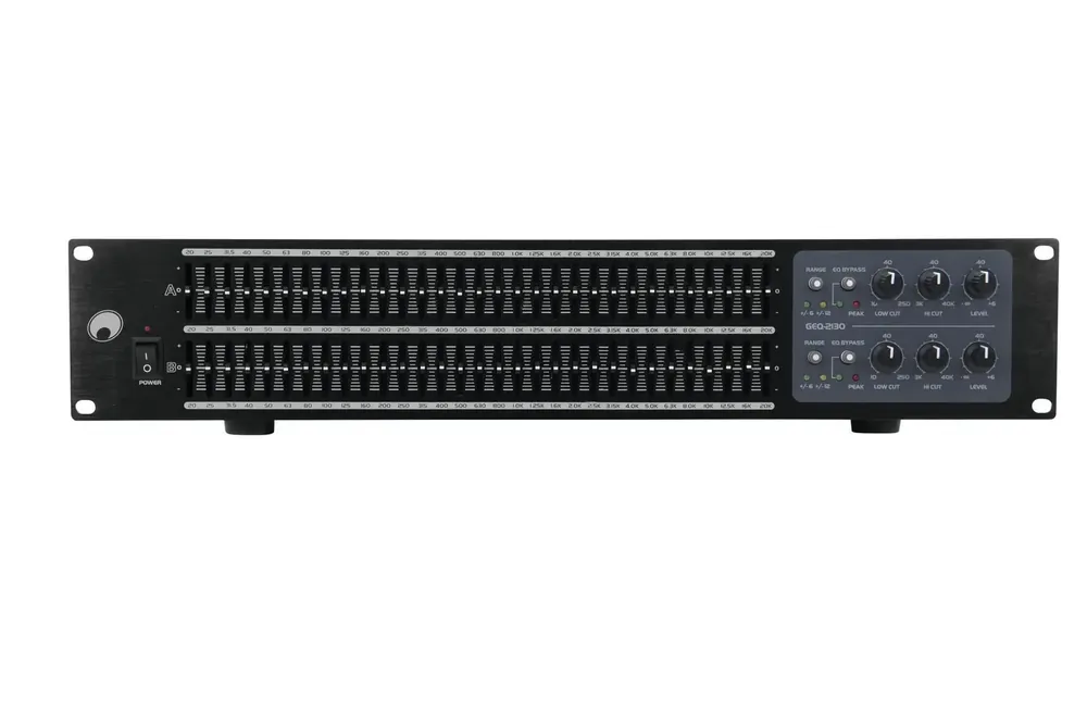 Heißes Angebot OMNITRONIC GEQ-2310 Equalizer 2x31-Band