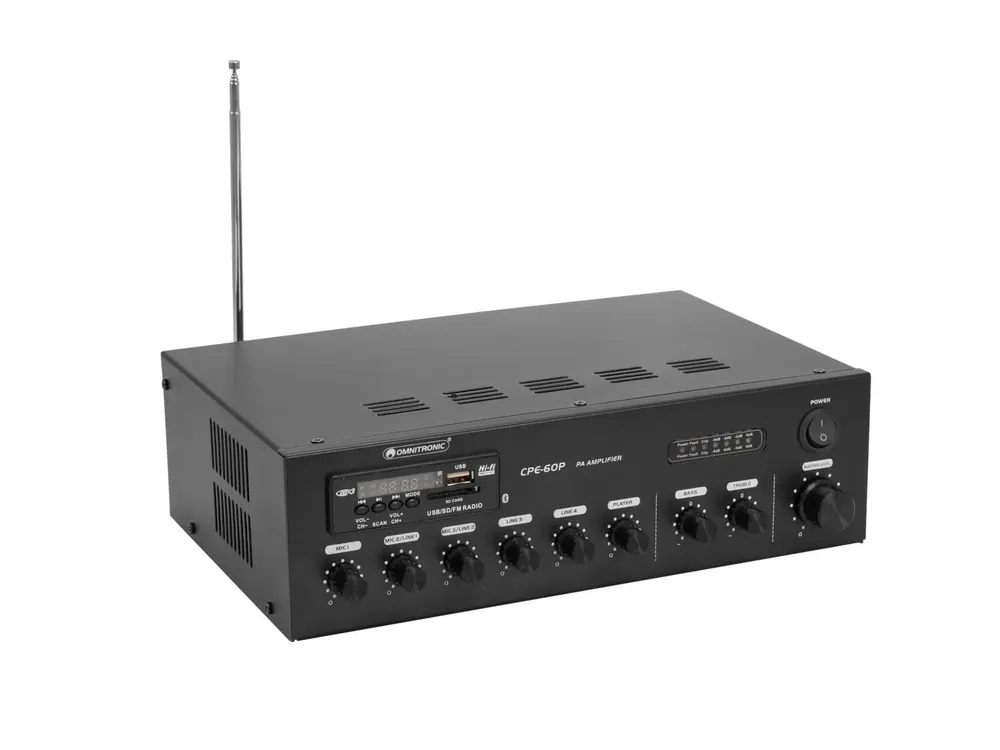 Sonderaktion OMNITRONIC CPE-60P ELA-Mischverstärker