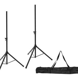 Beliebt OMNITRONIC Set 2x M-3 Boxenhochständer + Tragetasche