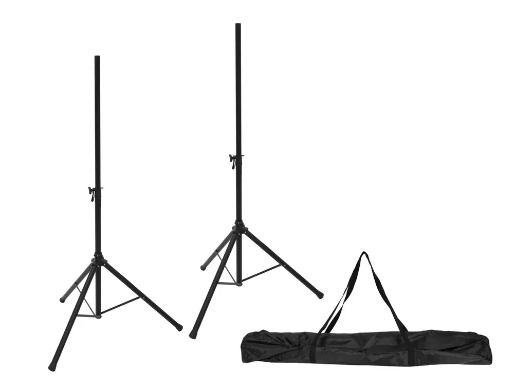 Beliebt OMNITRONIC Set 2x M-3 Boxenhochständer + Tragetasche