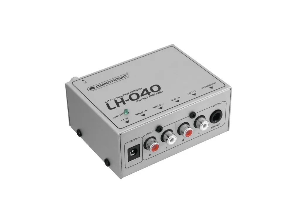 OMNITRONIC LH-040 Phono-Vorverstärker Geprüft