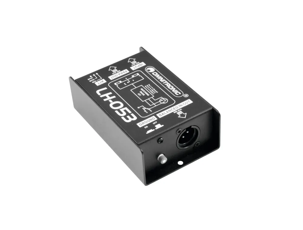 OMNITRONIC LH-053 DI-Box passiv Preisreduziert