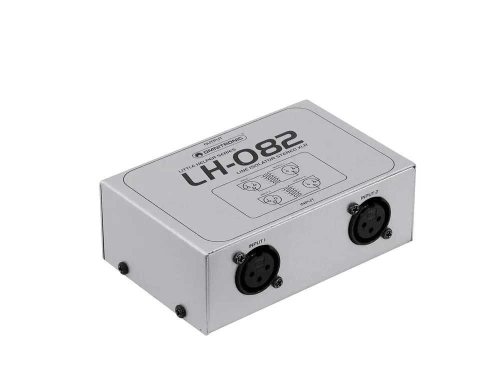 Schnäppchen OMNITRONIC LH-082 Stereo-Isolator XLR