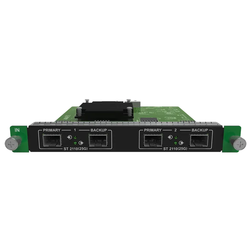 Sichere Zahlung NOVASTAR MX-Serie 2x ST2110 (25G) Eingangskarte 2x SMPTE 2110/VoIP