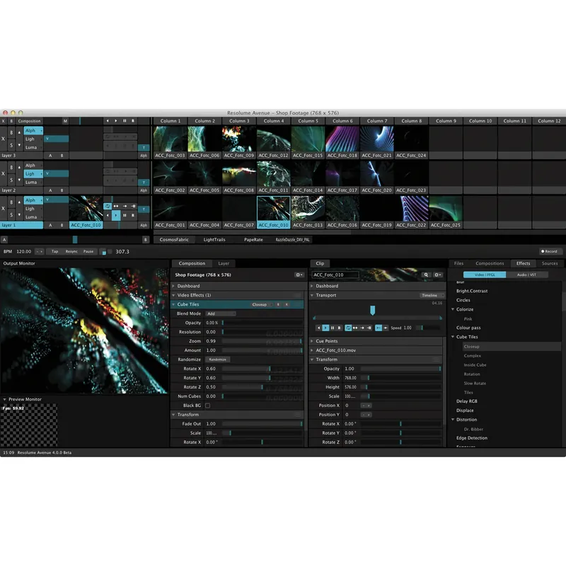Kracherpreis RESOLUME Avenue 7.0 VJ-Software