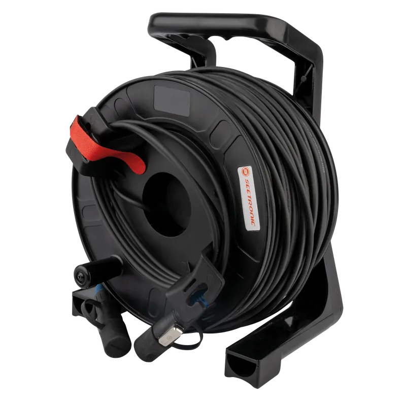 SEETRONIC Glasfaserkabel Singlemode - 100 m auf Spule Markenprodukt