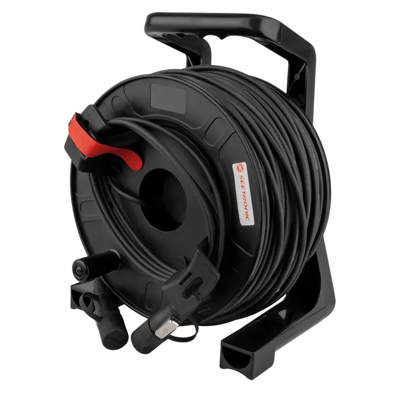 SEETRONIC Glasfaserkabel Multimode - 100 m auf Spule Online Kaufen