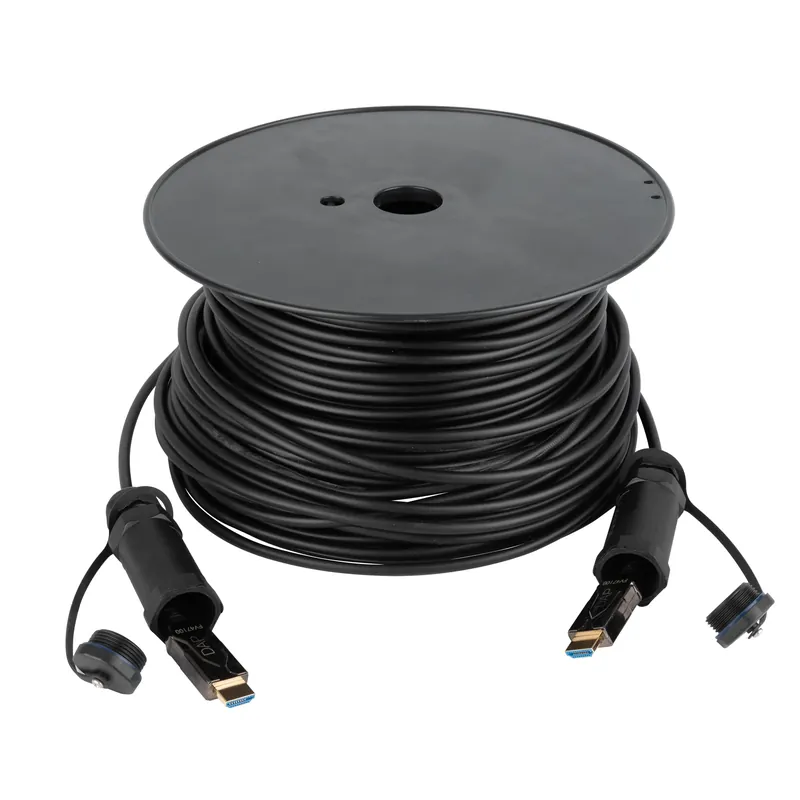 Jetzt Bestellen DAP Gepanzertes HDMI 2.1 AOC 8K Glasfaserkabel 100 m - gepanzert - vergoldet