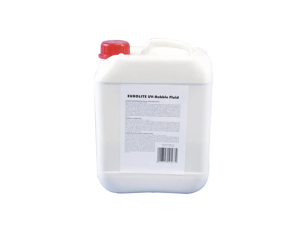 Must-Have EUROLITE UV-Seifenblasenfluid 5l gelb