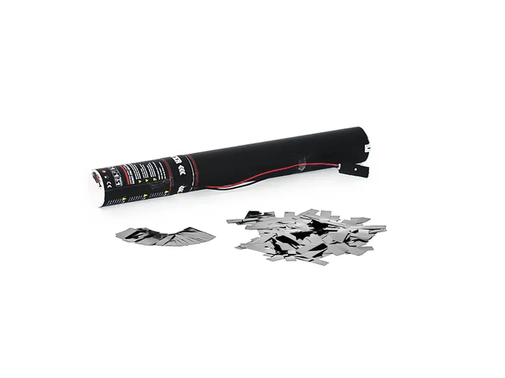 TCM FX Konfetti-Ladung elektrisch 50cm, silber Sonderaktion