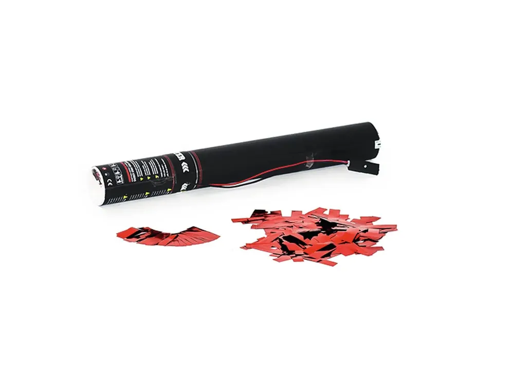 Neu Im Sortiment TCM FX Konfetti-Ladung elektrisch 50cm, rot metallic