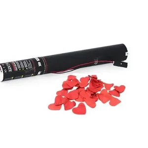 TCM FX Konfetti-Ladung elektrisch 50cm, rote Herzen Solange Der Vorrat Reicht
