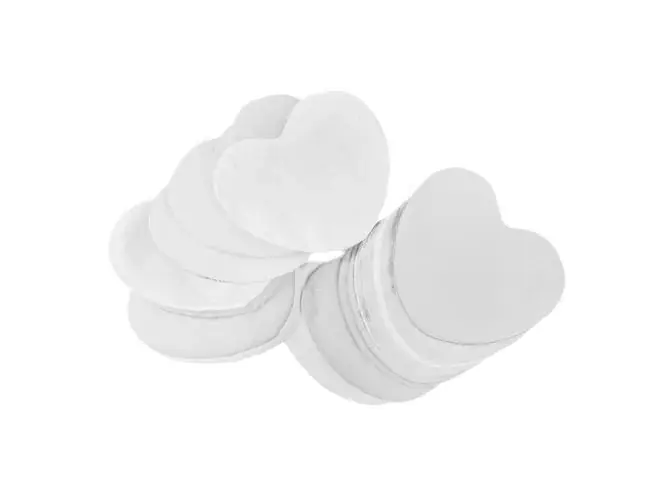 Kostenloser Rückversand TCM FX Slowfall Konfetti Herzen 55x55mm, weiß, 1kg