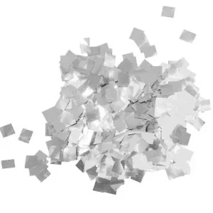 Nur Für Kurze Zeit TCM FX Metallic Konfetti Regentropfen 6x6mm, silber, 1kg
