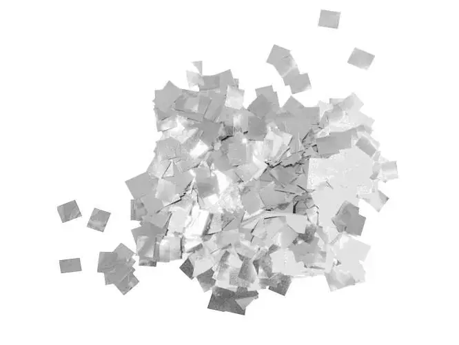 Nur Für Kurze Zeit TCM FX Metallic Konfetti Regentropfen 6x6mm, silber, 1kg